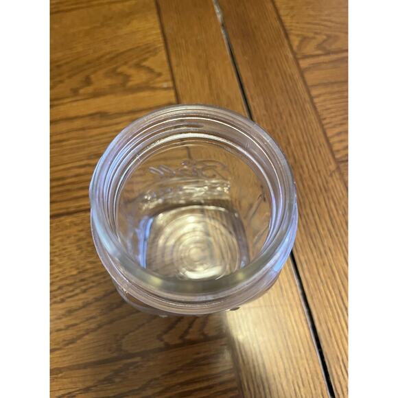 Vintage Mason Jar Ball Perfect Mason Pint With Ribs Lines Marked #11 On Bottom - Picture 3 of 4